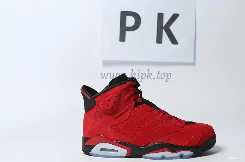 GOD Black READY 6 RETAIL Retro Jordan TO Red MATERIALS PK SHIP 0506